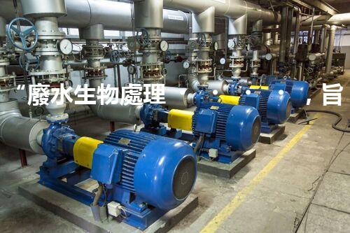 “廢水生物處理，旨在凈化水源，守護(hù)碧水藍(lán)天”